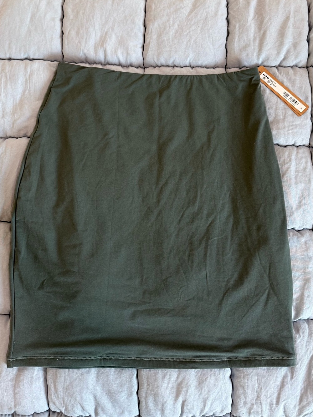 SKIMS Fits Everybody Mini Skirt Deep Sea Size M NWT
